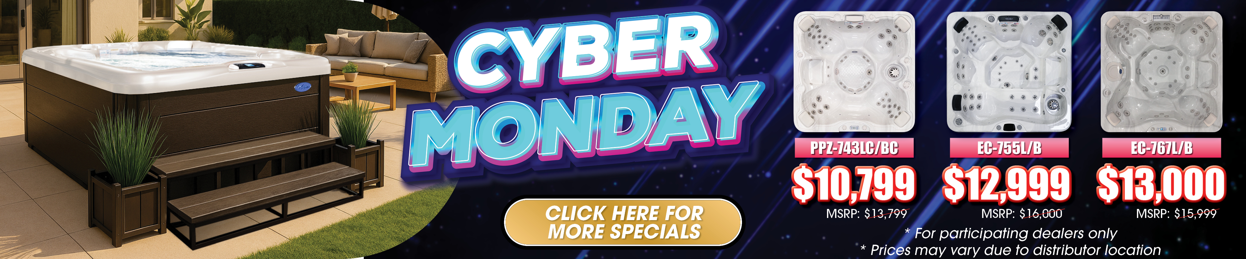 Calspas hot tub being used in a family setting - Richland